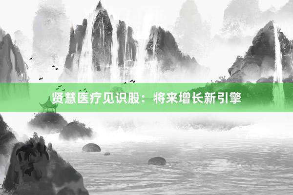 贤慧医疗见识股：将来增长新引擎